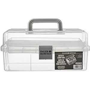 Daler-Rowney Artists' witte Caddy draagtas voor kunstbenodigdheden, 33 x 20 x 15 cm, ideaal voor professionele kunstenaars