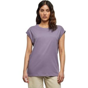 Urban Classics dames T-Shirt Ladies Extended Shoulder Tee, Dustypurple, 3XL