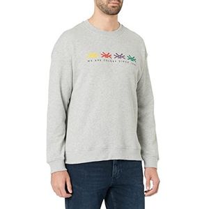 United Colors of Benetton Tricot G/C M/L 3J68U100F sweatshirt met capuchon, grijs 501, M voor heren