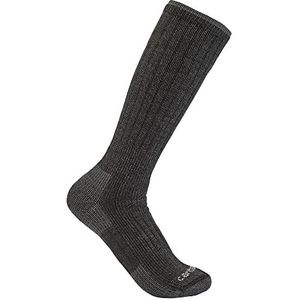 Carhartt Mannen Midweight synthetisch wolmengsel Boot Sock, Carbon Heather, Large, Carbon Hei, Large