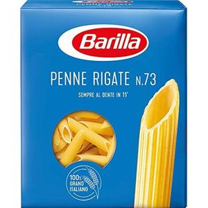 Barilla Penne Rigate 12 verpakkingen van 500 g/premium kwaliteit uit Italië/past perfect op alle sauzen/rijk aan eiwitten, 0,50 kg, 500,00 ml