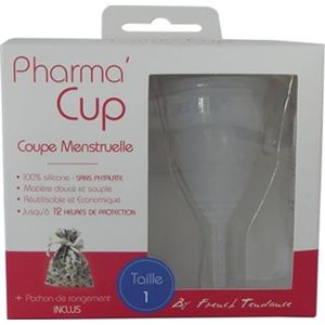 French Trend Pharma'Cup intiem toilet, wit, T1