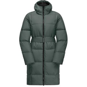 Jack Wolfskin Frozen Lake Coat W Donsjack voor dames, leisteen/groen, M