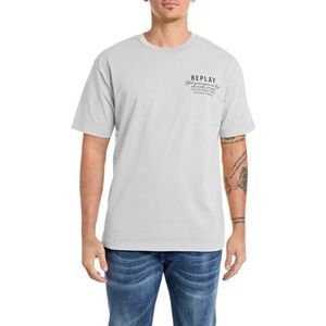 Replay heren t-shirt relaxed fit, 563 Artic Grey, L