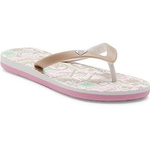 Roxy Tahiti sandalen voor jongens en meisjes, wit/roze/multi, 29 EU, Wit Roze Multi, 29 EU