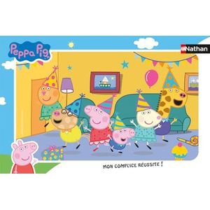 Nathan - Kinderpuzzel - 15-delige lijst - Peppa Pig verjaardag - meisje of jongen vanaf 3 jaar - hoogwaardige puzzel - dik en duurzaam karton - dagelijks - 12001093