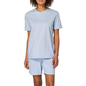 Seidensticker Damespyjama, korte pyjama-set, lichtblauw, 36