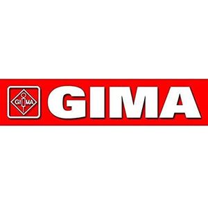 GIMA 45563 Paravent met wielen, zonder gordijn, 4 secties, 200 cm breedte x 170 cm hoogte