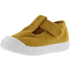 Victoria 1915 Unisex Canvas Sandals DREC & Strap & Reinforced Toe 136625 for Kids CURRY 18