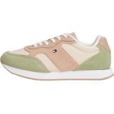 Tommy Hilfiger - FW0FW08836 - Leren Sportschoenen - Beige - Casual