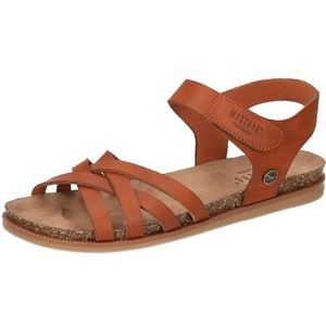 Mustang Dames 1518-804 sandalen, cognac, 36 EU, cognac, 36 EU
