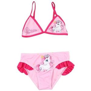 Eenhoornzwempak, leuk eenhoornontwerp, perfect voor wateractiviteiten voor kinderen, Fuchsia, 8 Jaren