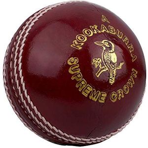 KOOKABURRA Uniseks Supreme Crown, cricketbal van 6 oz, rood, heren