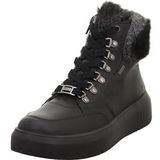 Legero - Enkellaarsjes - Zwart - Suède - Met Plateau