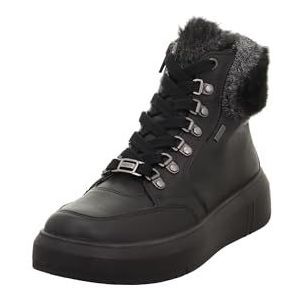 Legero - Enkellaarsjes - Zwart - Suède - Met Plateau