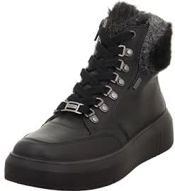 Legero - Enkellaarsjes - Zwart - Suède - Met Plateau