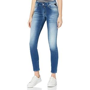 Replay New Luz Hyperflex Re-Used Jeans voor dames, Blauw (9 Medium Blue), 23W x 32L