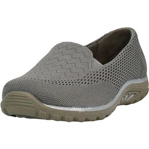 Skechers Womens Relaxed Fit Reggae Fest Willows Slip On,Dark Taupe,US 6 M