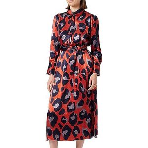 Seidensticker Damesjurk met lange mouwen, regular fit, rood, 38