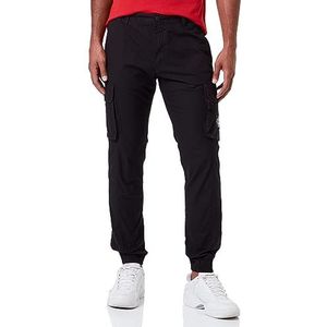 Calvin Klein Jeans Skinny Washed Cargo geweven broek voor heren, zwart., XXS