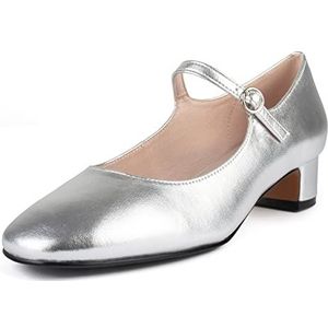 L37 HANDMADE SHOES Dameshoes in Love Pump, zilver, 37 EU, Silber, 37 EU