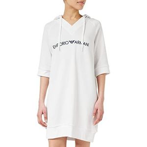 Emporio Armani Iconic Terry Maxi Sweatshirt voor dames, wit, S