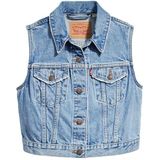 Levi's XS Vest W/Tailleband Unlined Truckers voor dames, OLD NOTES, L
