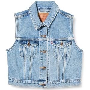 Levi's XS Vest W/Tailleband Unlined Truckers voor dames, OLD NOTES, M