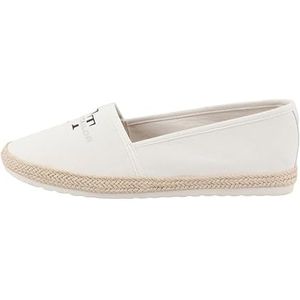 TOM TAILOR Dames 7490090003 platte slipper, wit, 38 EU, wit, 38 EU