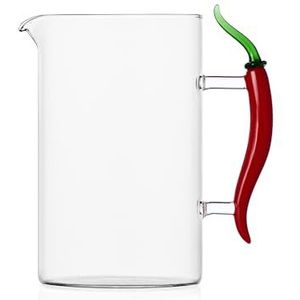 Ichendorf Milano Kruik Chili, collectie Vegetables, 150 cl, borosilicaatglas, handgemaakt