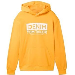 TOM TAILOR Denim Sweatshirt voor heren, 22502, oranjegeel, M