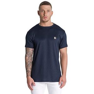 Gianni Kavanagh Navy Blue Gk Iron T-shirt voor heren, Navy Blauw, XS