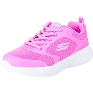 Skechers Meisjes Trainers, roze textiel/Aqua Trim, 3.5 UK, Roze Textiel Aqua Trim, 36.5 EU