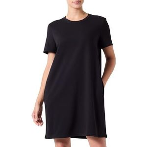 PIECES Pcchilli Summer Ss Sweat Dress Noos Jurk voor dames, zwart, L