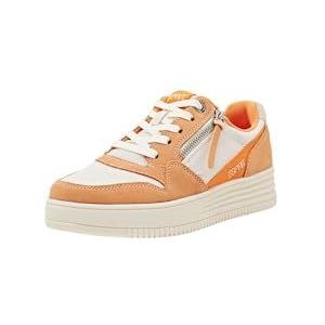 ESPRIT Lace-Up Sneakers voor dames, 820/oranje, 42 EU, 820, oranje, 42 EU