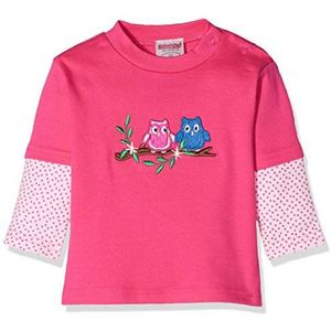 Schnizler Baby Girls' Sweatshirt Interlock Eulen Sweater