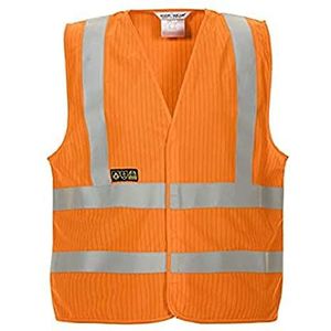 Hydrowear 067280FO Mably Waistcoat, 98% Polyester/2% Antistatisch, 2X-Large/3X-Large Mate, Oranje