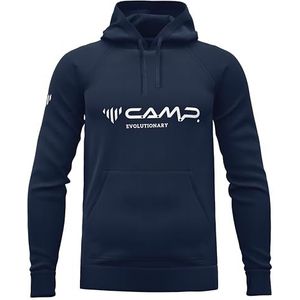 C.A.M.P. Sweatshirt met logo, S, donkerblauw