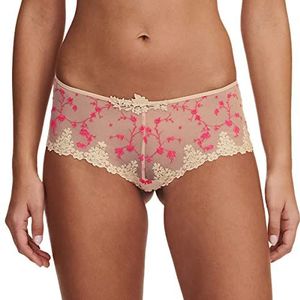 Passionata Dames Shorty, White Nights Hipster Slipje, Dune/Pink Fluo, 46, Dune/Pink Fluo, 46