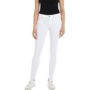 Replay Dames Skinny fit Jeans New Luz Hyperflex Colour Xlite, 120 wit., 24W x 28L