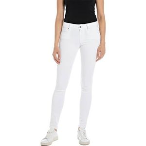 Replay Dames Skinny fit Jeans New Luz Hyperflex Colour Xlite, 120 wit., 24W x 28L