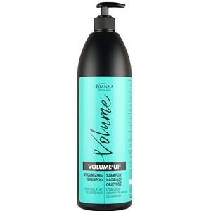 Joanna Professional Volume Up Haarverzorgingsserie - met zeecollageen en innovatief volumecomplex - volume-gevende haarshampoo voor dun haar en meer haarvolume - 1000 ml