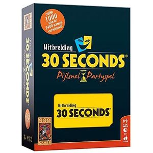 999 Games - 30 Seconds Uitbreiding Bordspel - Uitbreiding vanaf 12 jaar - Een van de beste spellen van 2013 - Calie Esterhuys - Realtime - voor 3 tot 24 spelers - 999-SEC03, Meerkleurig