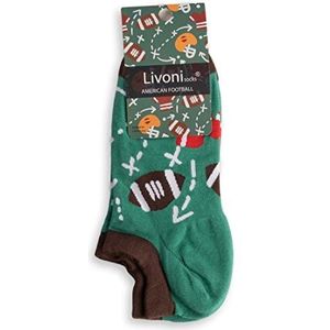 Livoni American Football sokken 43-46, meerkleurig, L, Meerkleurig, L