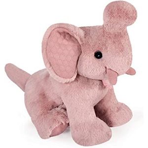 Histoire d'Ours - Pluche dier olifant – roze – 35 cm – Preppy Chic – HO3143