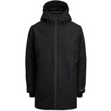 JACK & JONES Heren Jcofusion Technical Parka Sn, zwart, L, zwart, L