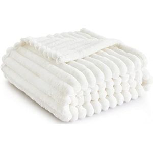 Bedsure Fleece deken gezellige zachte deken voor bed, bank