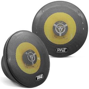 Pyle Autoluidspreker – 2-Weg Auto Speakers –Luidspreker voor Auto - 240 W - Geschikt voor Standaard OEM - Geel