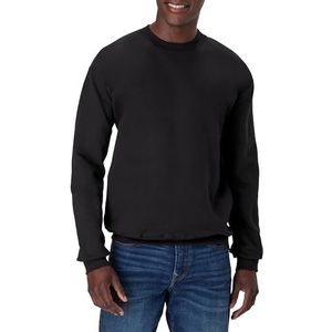 Hanes Men's Ultimate Heavyweight Fleece Sweatshirt, Black, Medium