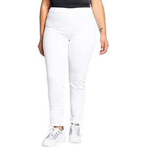 Ulla Popken Dames grote maten tot 64 | jeggings, slipbroek | elastische tailleband, achterzakken | slim fit | 696876